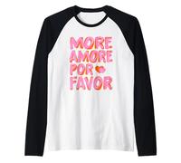 MORE AMORE POR FAVOR X Più Amore - Selflove Maglia con Maniche Raglan