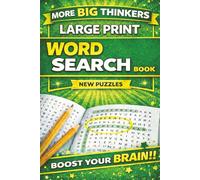 More Big Thinkers Large Print Word Search Book: Challenging & Educational Word Search Puzzles for Curious Minds | 112 Puzzles | Large Print |
