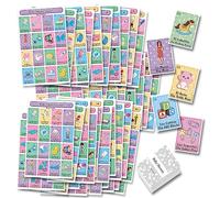 More Fiesta Baby Shower Loteria Bingo - Bilingual English and Spanish, for Up to 40 Players