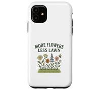 More Flowers, Less Lawn Save the Bees No Mow Pollinator Custodia per iPhone 11