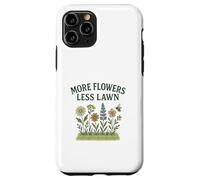 More Flowers, Less Lawn Save the Bees No Mow Pollinator Custodia per iPhone 11 Pro
