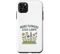More Flowers, Less Lawn Save the Bees No Mow Pollinator Custodia per iPhone 11 Pro Max