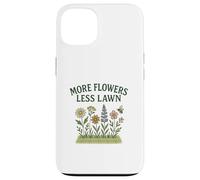 More Flowers, Less Lawn Save the Bees No Mow Pollinator Custodia per iPhone 13