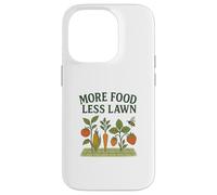 More Food Less Lawn Urban Farming No Mow Movement Custodia per iPhone 14 Pro