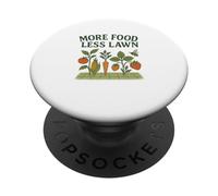 More Food Less Lawn Urban Farming No Mow Movement PopSockets PopGrip Adesivo