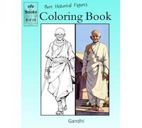 More Historical Figures Coloring Book Series: Gandhi