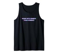More Into Himbos Than Hobbies Gay Pride LGBTQ Rainbow Humor Canotta
