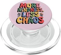 MORE KINDNESS LESS CHAOS Kids Boys Positive Saying Be Kind PopSockets PopGrip per MagSafe