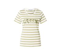 MORE & MORE Maglietta verde / offwhite Donna MORE & MORE M
