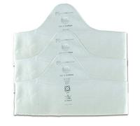 More of Me to Love Cotton Bra Liner, 3-Pack, White (Large)
