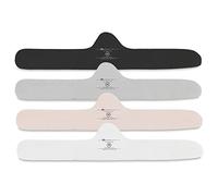 More of Me to Love Fodera per Reggiseno in Cotone Biologico, Confezione da 4, Bianco Perla, Rosa Cipria, Grigio Pietra, Nero Oynx, S