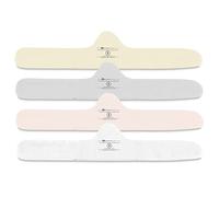More of Me to Love Fodera per reggiseno in cotone biologico e bambù, confezione da 4 (bianco perla, rosa cipria, grigio pietra, beige fulvo), bianco, rosa, grigio, beige, S