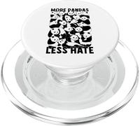 More Pandas Less Hate Cute Panda Bear Zoologia PopSockets PopGrip per MagSafe