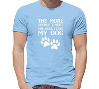 More Persone I Meet Love My Cane - T-Shirt - Cani Animali Domestici Cute