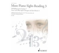More Piano Sight-Reading 3 - Additional Material for piano solo - Schott Sight-Reading Series - piano (2 and 4 hands) - (ED 13635)