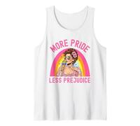 More Pride Less Prejudice LGBT Pride Month Rainbow Equality Canotta