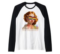 More Pride, Less Prejudice: LGBTQ+ Equality Tee Maglia con Maniche Raglan