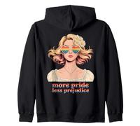 More Pride Less Prejudice Rainbow Heart - Occhiali da Sole Freedom Felpa con Cappuccio