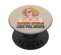 More Pride Less Prejudice Rainbow Heart - Occhiali da sole Freedom PopSockets PopGrip Adesivo