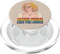 More Pride Less Prejudice Rainbow Heart - Occhiali da sole Freedom PopSockets PopGrip per MagSafe