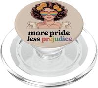 More Pride Less Prejudice Rainbow Heart - Occhiali da sole Freedom PopSockets PopGrip per MagSafe
