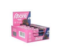 MORE Protein Satisbites, confezione da 12 barrette proteiche | Biscotto scuro, 12 x 2 x 25 g, fino a 16 g di proteine per porzione, senza zuccheri aggiunti, prodotto in Germania