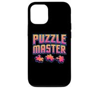 More Puzzle Less Stress Jigsaw Lover Maglietta grafica colorata Custodia per iPhone 12/12 Pro