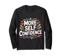 More Self Confidence Mentalità Benessere personalità |- Maglia a Manica