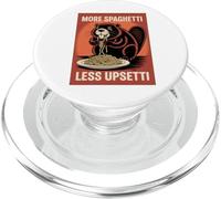 More Spaghetti Less Upsetti Beaver Design per gli amanti del cibo PopSockets PopGrip per MagSafe