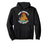 More Spaghetti Less Upsetti Capybara Spaghetti Divertenti per Bambini Felpa con Cappuccio