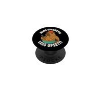 More Spaghetti Less Upsetti Capybara Spaghetti divertenti per bambini PopSockets PopGrip Adesivo