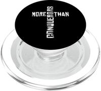 More Than Conquerors - Citazione in versi della Bibbia Cristiana PopSockets PopGrip per MagSafe