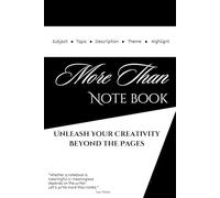 More Than Notebook: Unleash Your Creativity Beyond the Pages