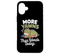 More yawns than words today Custodia per iPhone 16 Plus