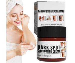 Moreeulsi 2 pezzi di crema per la rimozione delle macchie nere, 60 ml, smacchiatore scuro per ginocchia, crema per la rimozione delle macchie scure nella zona intima, crema per l'abbellimento della