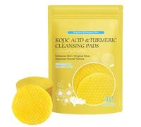 Moreeulsi 40 tamponi esfolianti per curcuma e acido cogico, per curcuma, tamponi esfolianti per il viso rimuovono la cheratina in eccesso