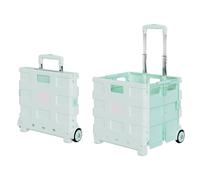 Moreeulsi Carrello per la spesa con ruote, resistente, portatile, per campeggio, spiaggia, lavanderia, shopping, viaggi, aule, aeroporto, giardino