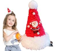 Moreeulsi Fermaglio per capelli con perle natalizie, decorazione per capelli, design leggero, strumento per modellare i capelli per feste a tema, feste di amici, riunioni di famiglia, attività