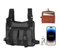 Moreeulsi Gilet ponderato per camminare, regolabile, leggero, attrezzatura di difesa personale, per viaggi, idratazione, fitness, allenamento, ciclismo, campeggio, attività all'aperto, mountain bike