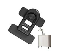 Moreeulsi Serrature per congelatore da 7,2 x 5,8 cm, per porte del frigorifero, serrature senza chiave, serratura per frigorifero a prova di bambino per bambini e bambini, serratura di sicurezza per