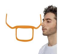 Moreeulsi Stencil per barba da uomo, guida al rifinitore per barba | Guida per uomo Stencil Shaper Trimmer Contorno | Strumento per lo styling della barba dal design curvo per barba completa, barba