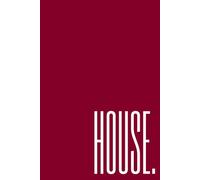 Morehouse College Journal - “HOUSE.” Glossy Hardcover Notebook: 160 College-Ruled Pages with Graves Hall Cupola Watermark | HBCU Gift for Students, Alumni & Maroon Tigers