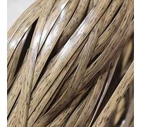 MoreiH Materiale Di Riparazione in Vimini Rattan Intrecciato in Plastica, Materiale per Tessitura in Rattan Sintetico da 8 Mm, per la Riparazione Del Tavolo Della Sedia in Vimini Rattan Sintetico da G
