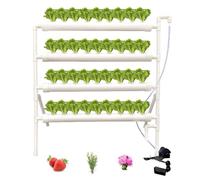 MOREIH Sistema di coltivazione idroponica a 36 siti di piante a 4 strati in stile scala, kit per la coltivazione dell'acqua, sistema da giardino per interni, kit per germogliare verdure a foglia con