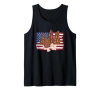 Morel - Bandiera patriottica degli Stati Uniti d'America Canotta