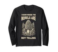 Morel Hunter Humor So Dove Sono Le spugnole Maglia a Manica