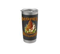 Morel Whisperer Funny Funghi Raccogliere Foraggiamento Hunter Bicchiere termico in acciaio inox doppia parete