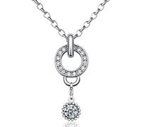 Morella Collana Acciaio Inox 70 cm e ciondoli amuleto e Sacchetto di Velluto