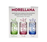 MORELLANA | Confezione regalo Olio Extra Vergine di Oliva Raccolta Precoce 3 x 500 ml