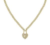 Collana MORELLATO donna Abbraccio dorata cuore lucchetto SABG25